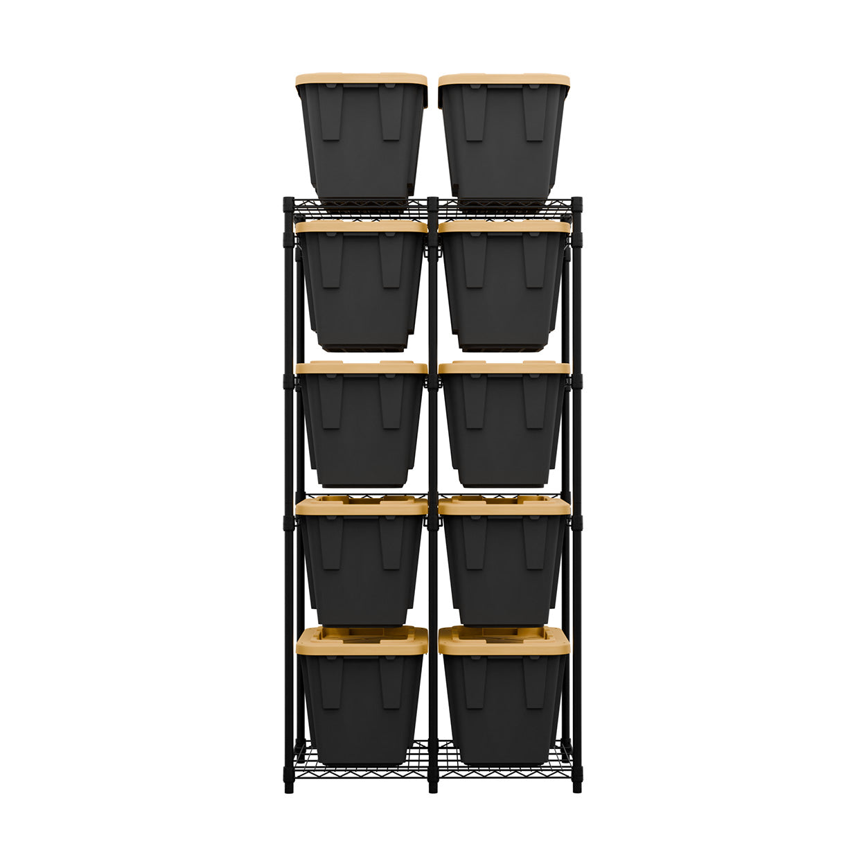12 Gallon Storage Bin Rack with Bins