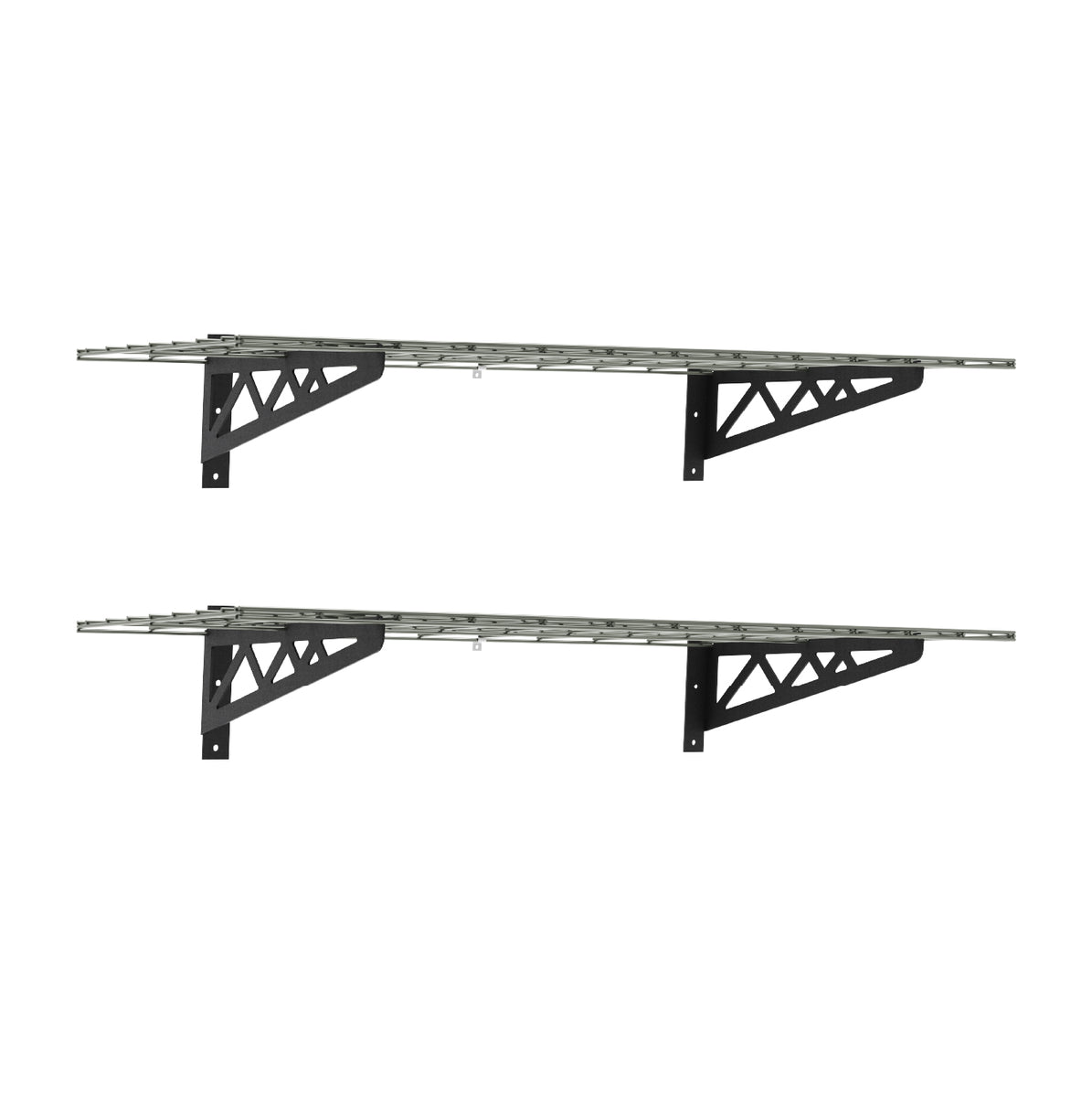SafeRacks 18 x 48 Wall Shelves for Home & Garage with 4 Hooks