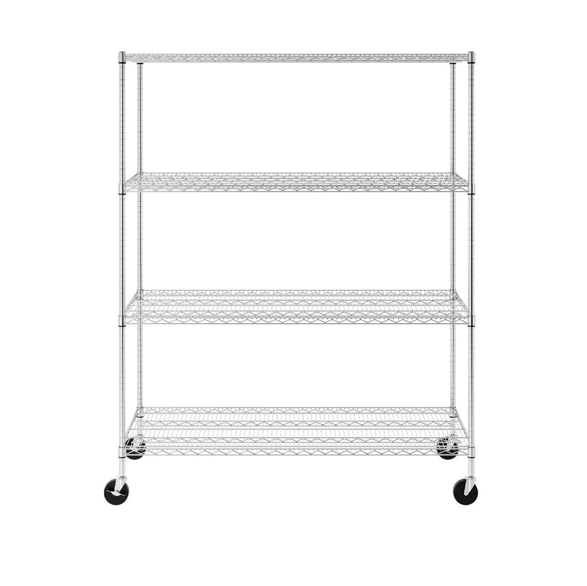 Shelving, Inc. 24D x 9H Divider for Wire Shelving, Metal, Chrome