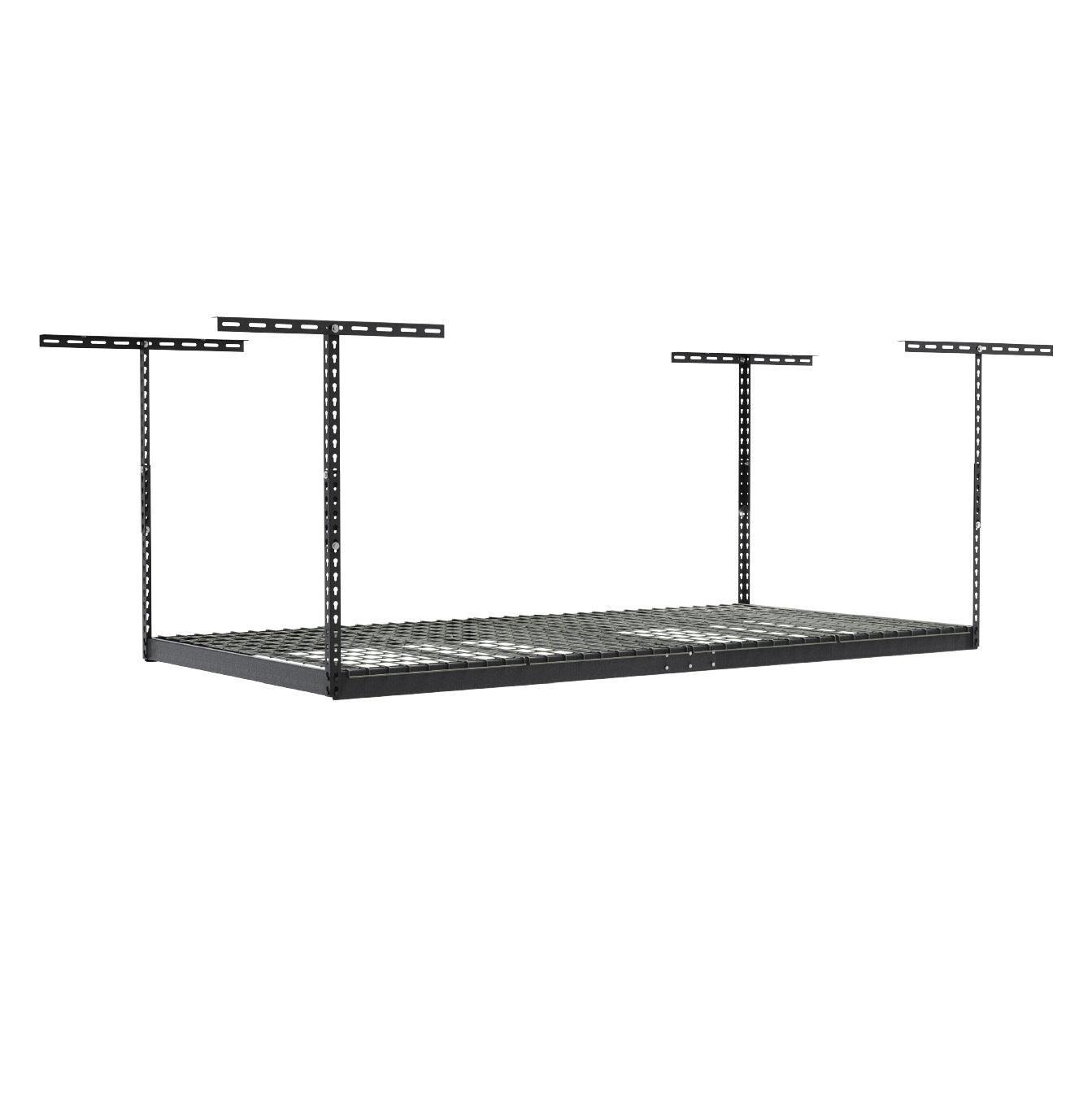 SafeRacks 4' x 8' Overhead Garage Storage Rack - Hammertone