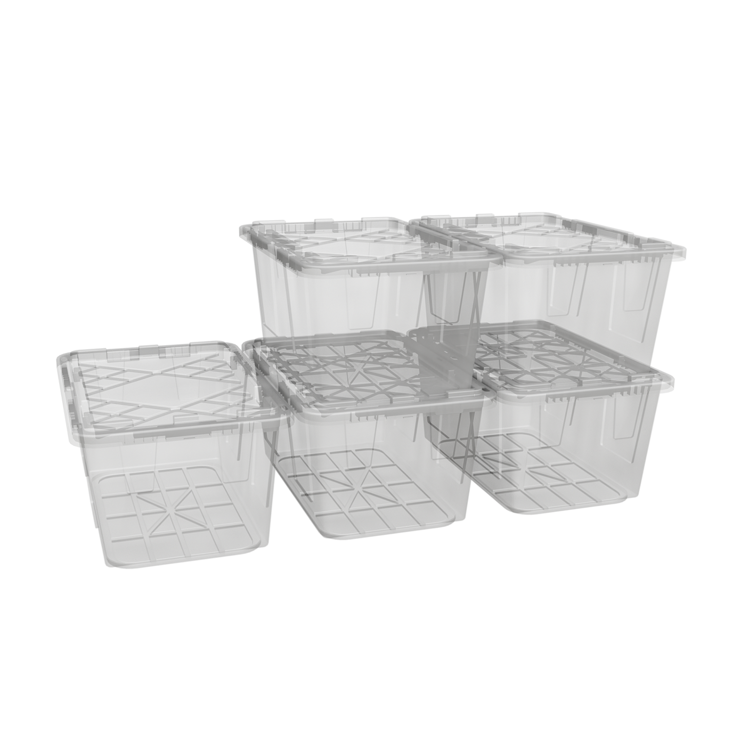 27 Gallon Storage Bins - Set of 5