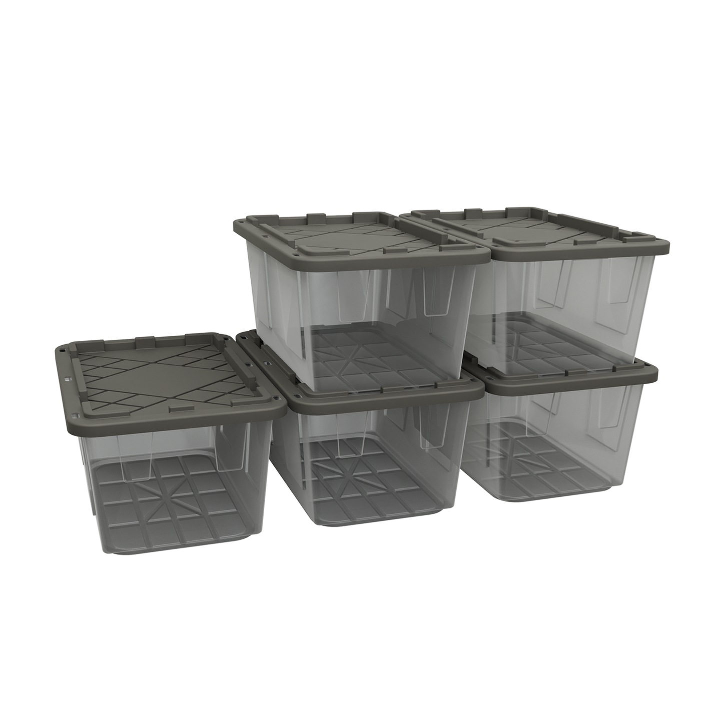 27 Gallon Storage Bins - Set of 5