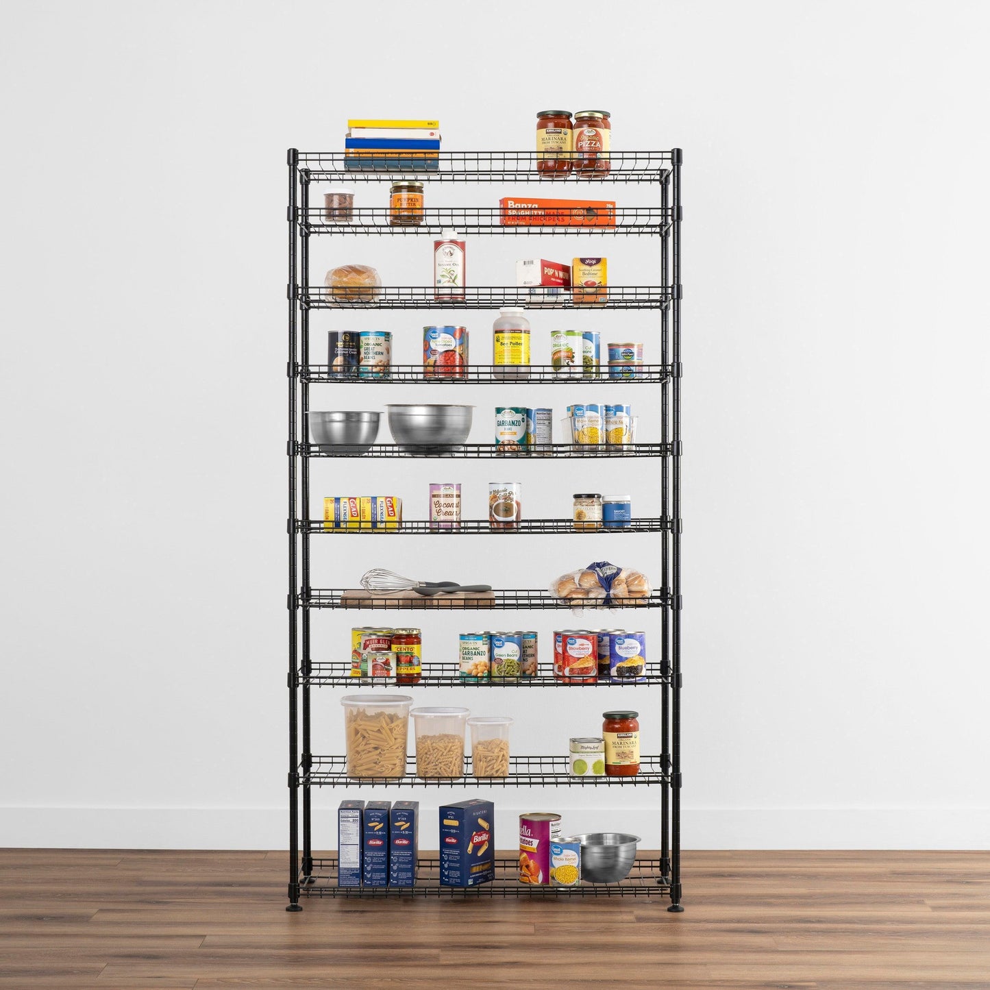 10 tiers pantry storage rack for kitchen food and accessories (8074327687382)