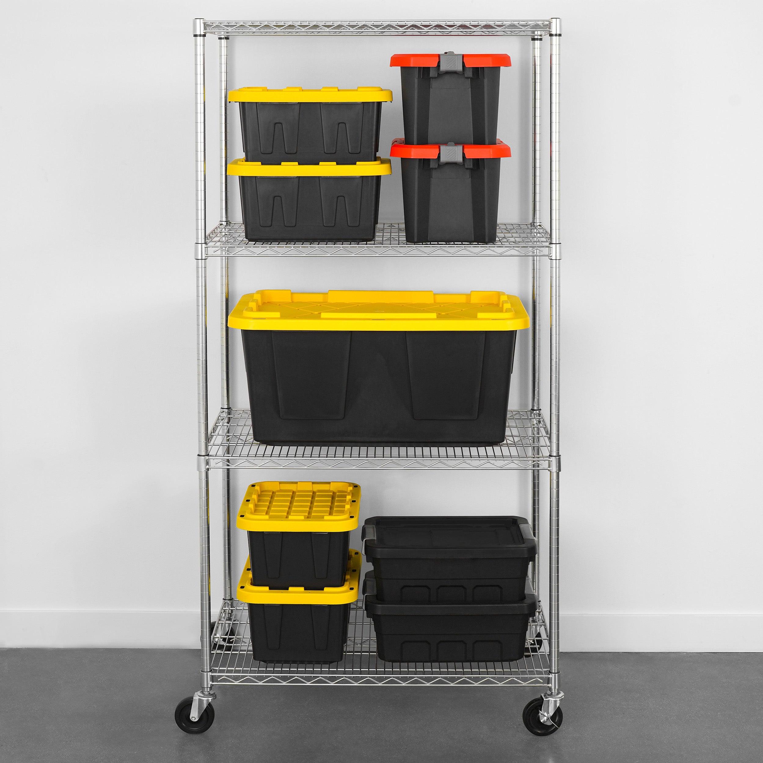 Wire Rack Side Rails SafeRacks 24