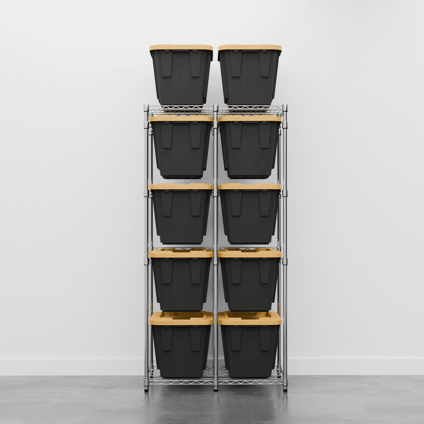 12 Gallon Storage Bin Rack