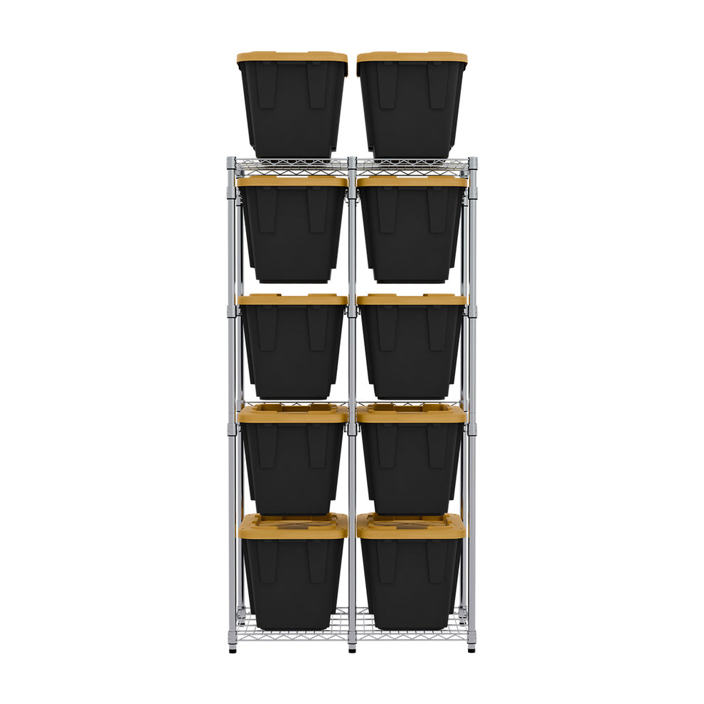 Utility Bin Rack 12 Gallon Storage Bin Rack with Bins – SafeRacks