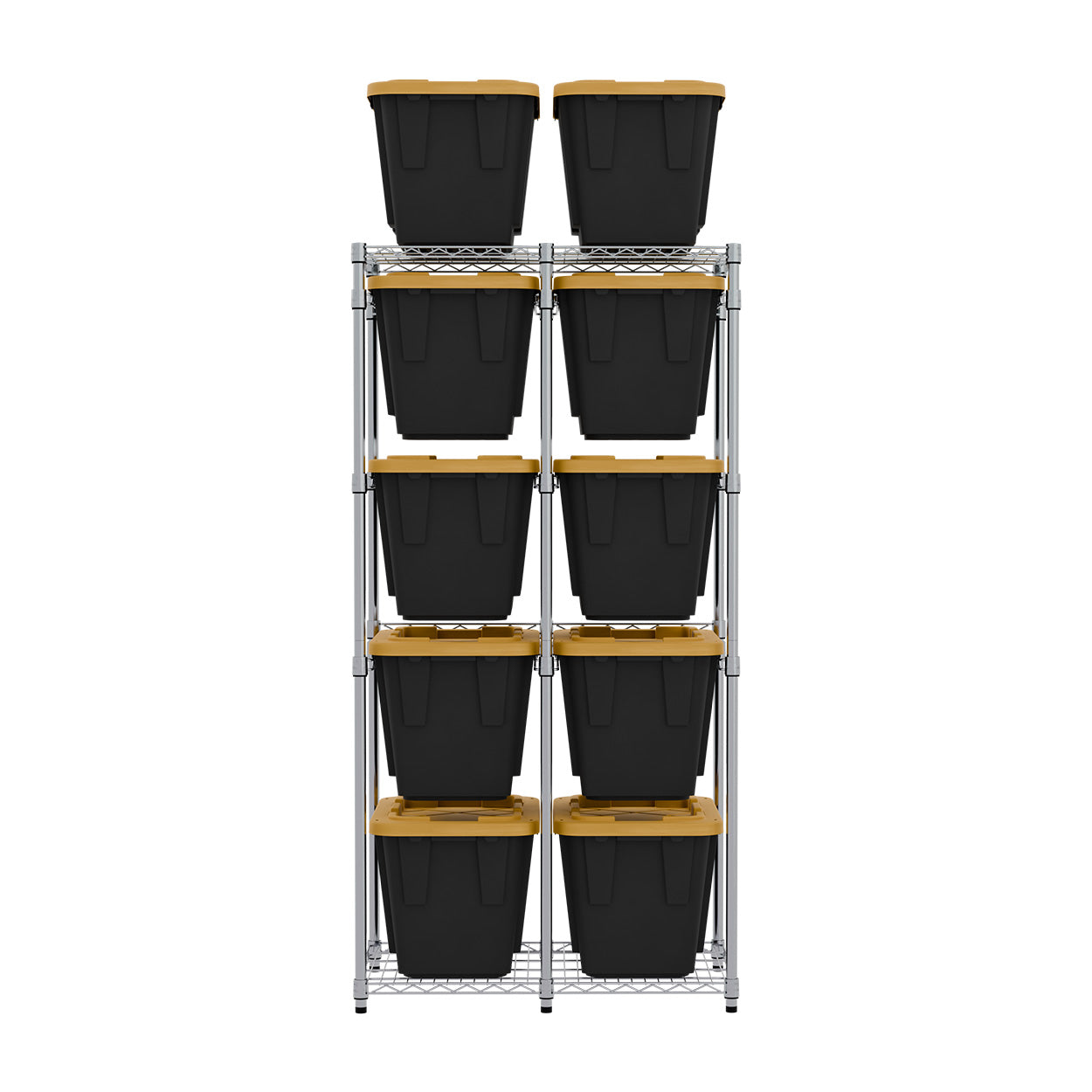 12 Gallon Storage Bin Rack with Bins