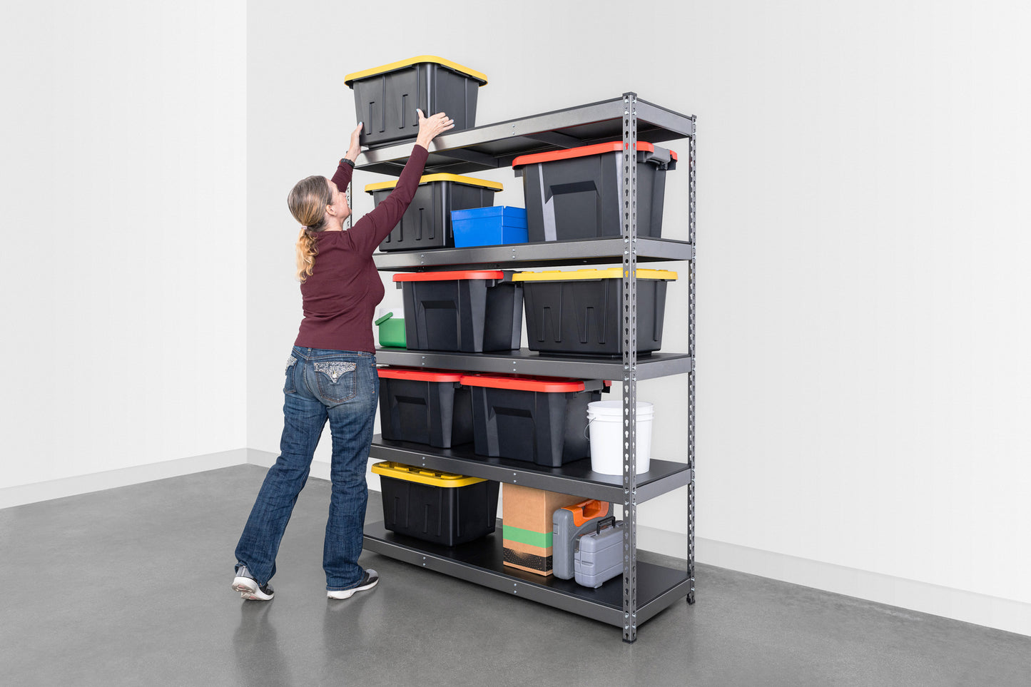 18" x 60" x 72" Modular Garage Shelving