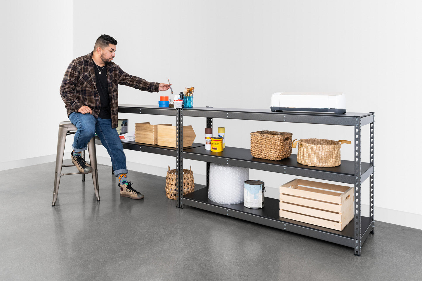 18" x 60" x 72" Modular Garage Shelving