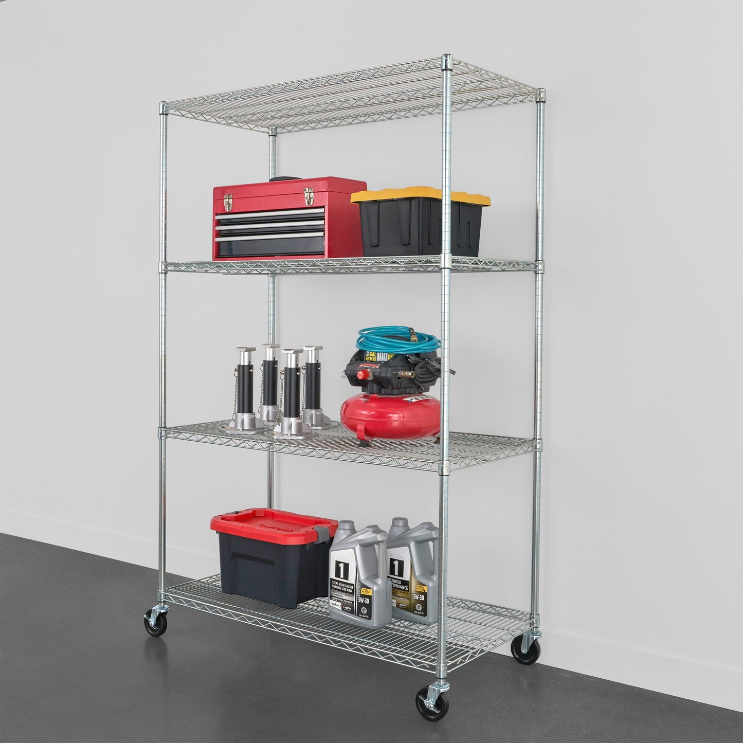 24" x 48" x 72" 4-Tier Wire Rack