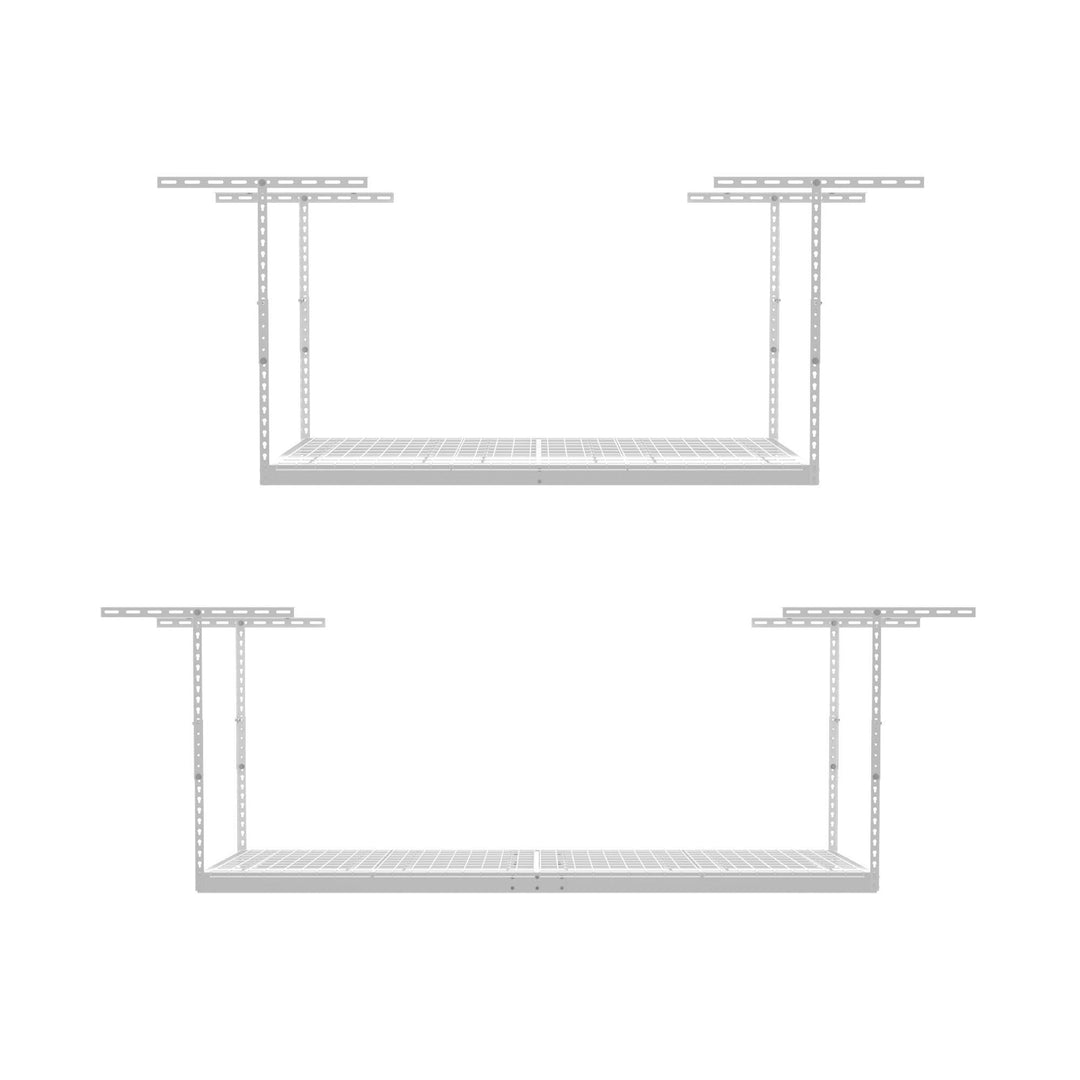 3'x8' and 3'x6' Overhead Garage Storage Rack Bundle | White – SafeRacks
