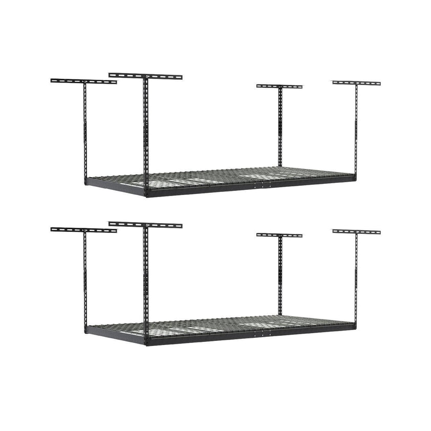 SafeRacks 4ft x 8ft Overhead Garage Storage Rack 2 Rack Pack