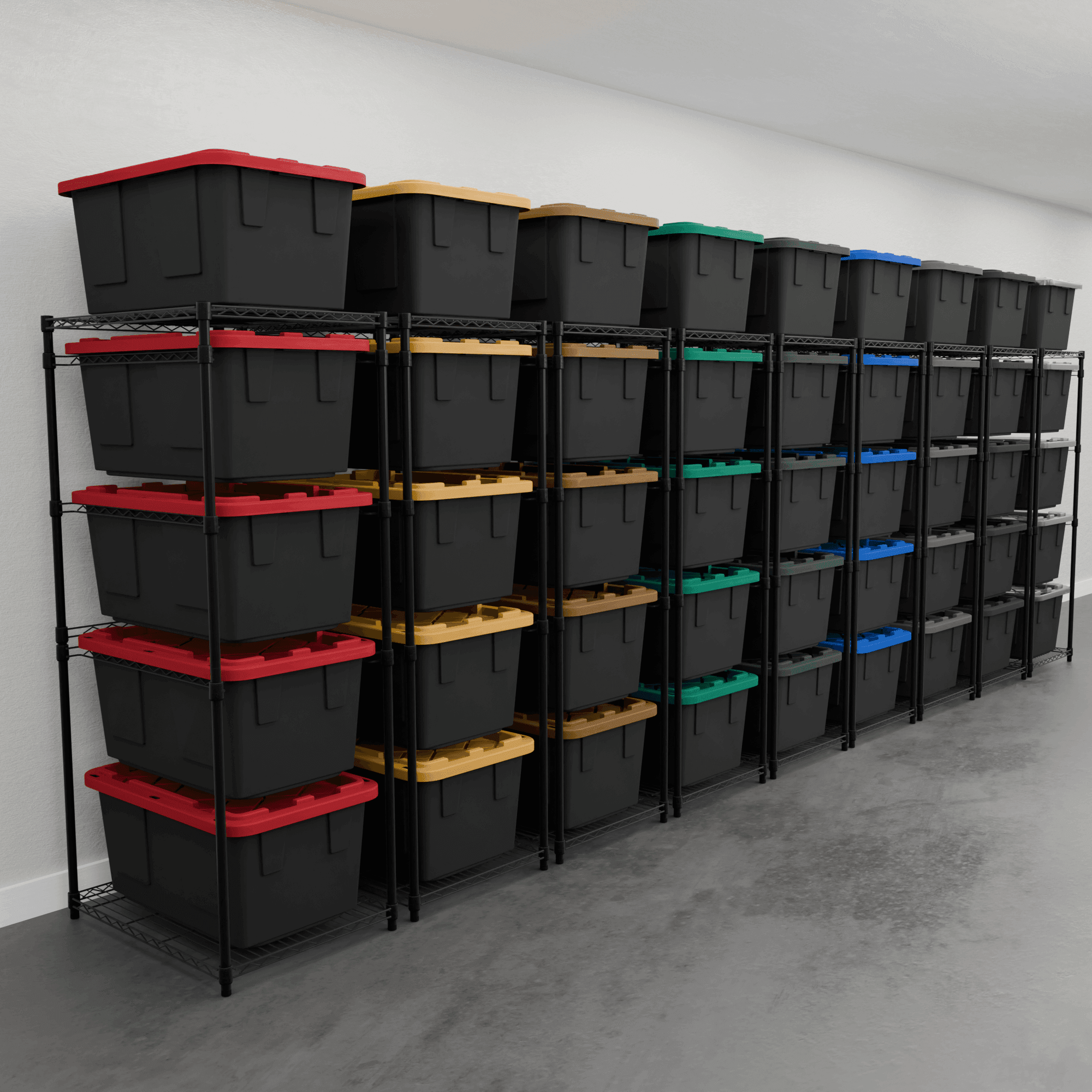 Plastic Bin Storage Shelf Solutions for Your Home - SafeRacks