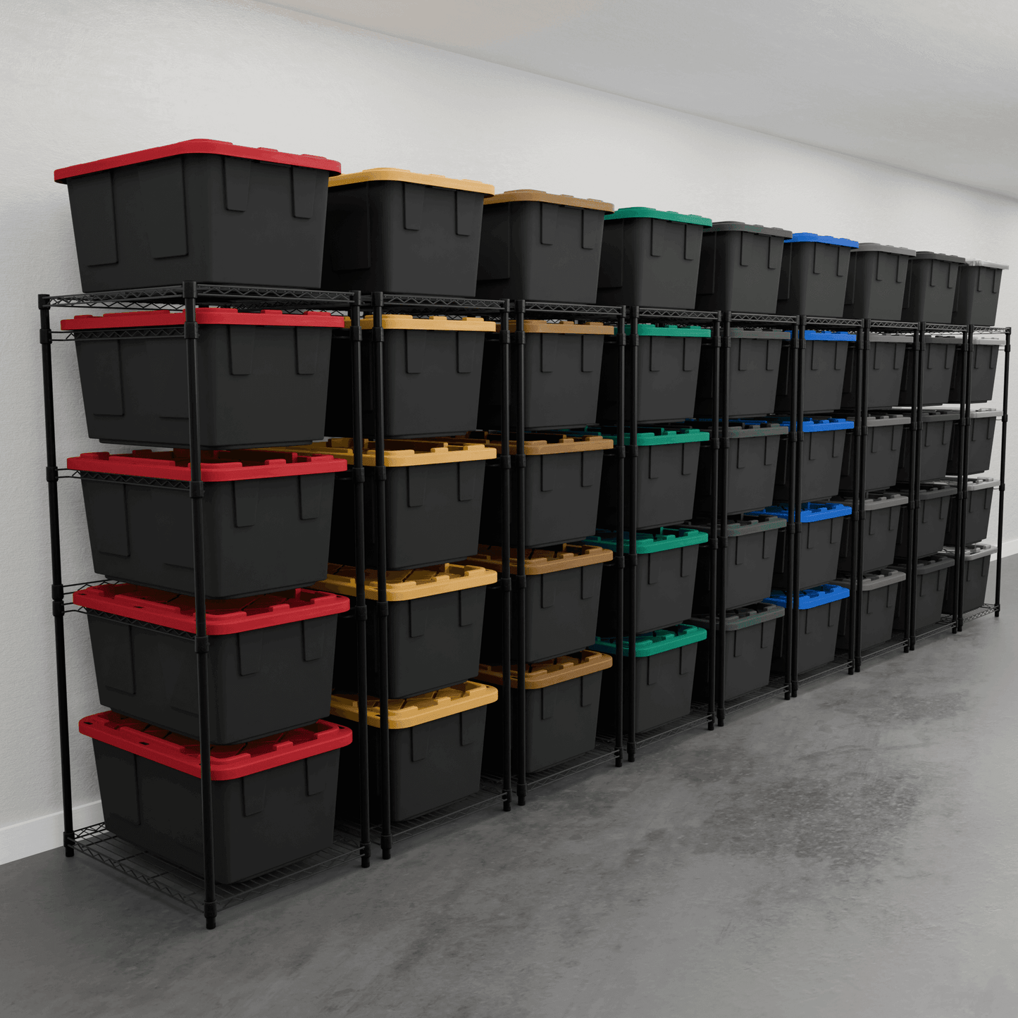 27 Gallon Storage Bins  - Set of 5