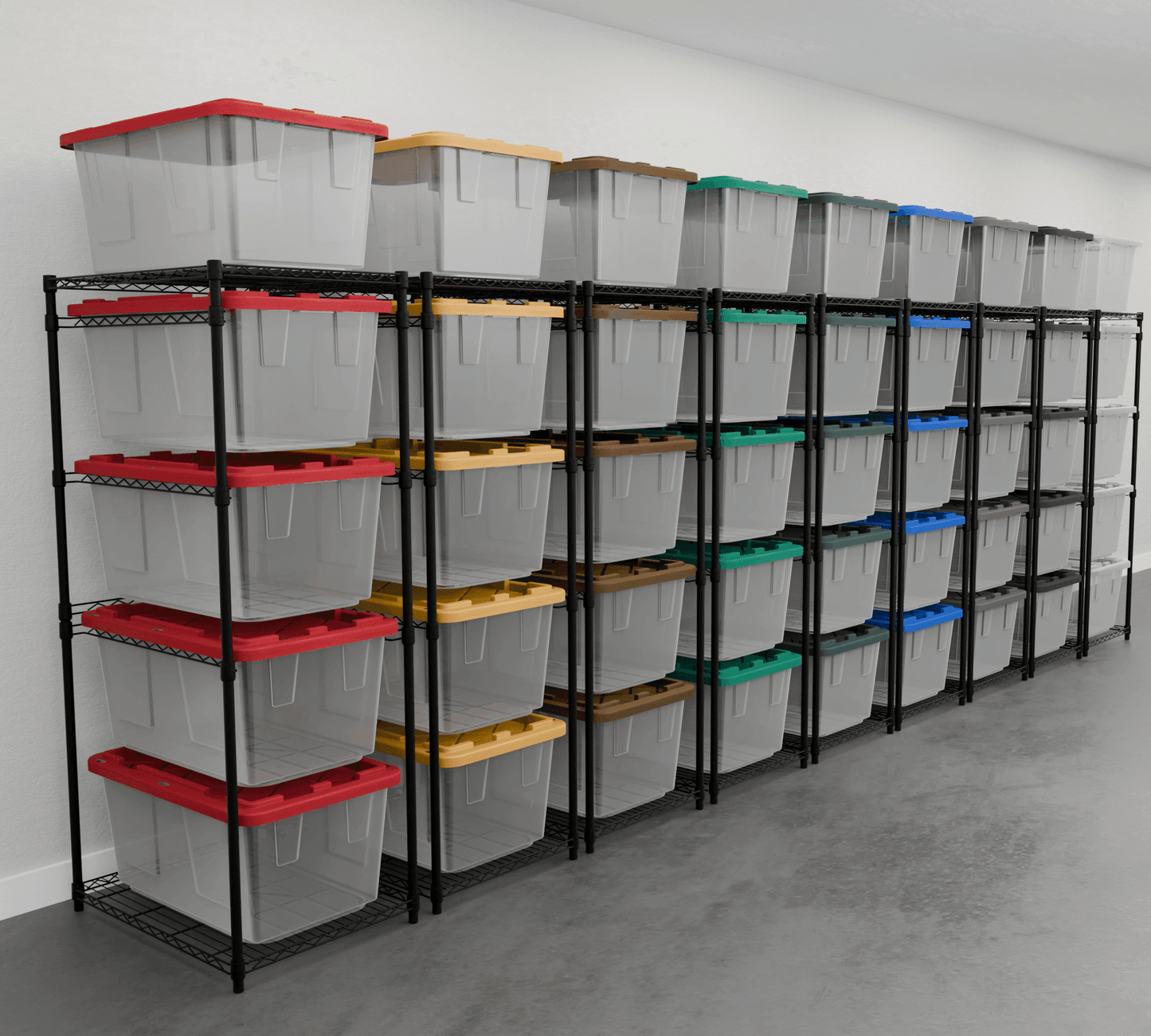 27 Gallon Storage Bins  - Set of 5