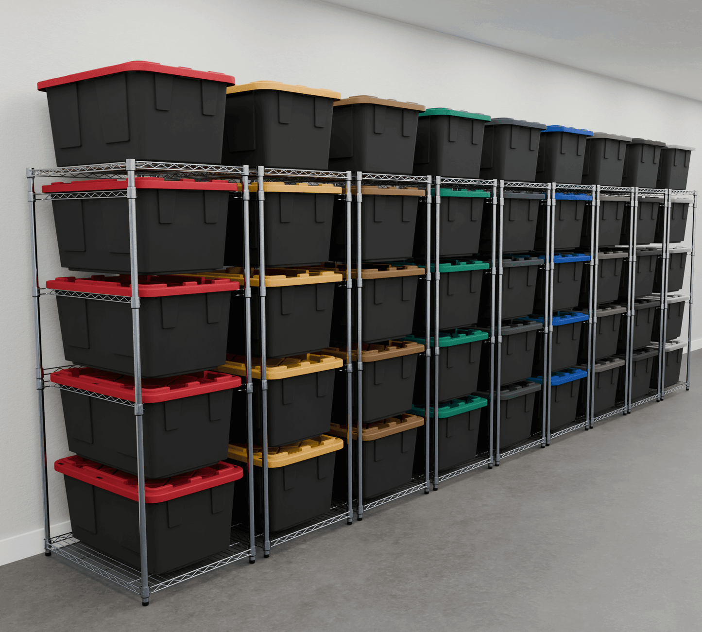 27 Gallon Storage Bins  - Set of 5