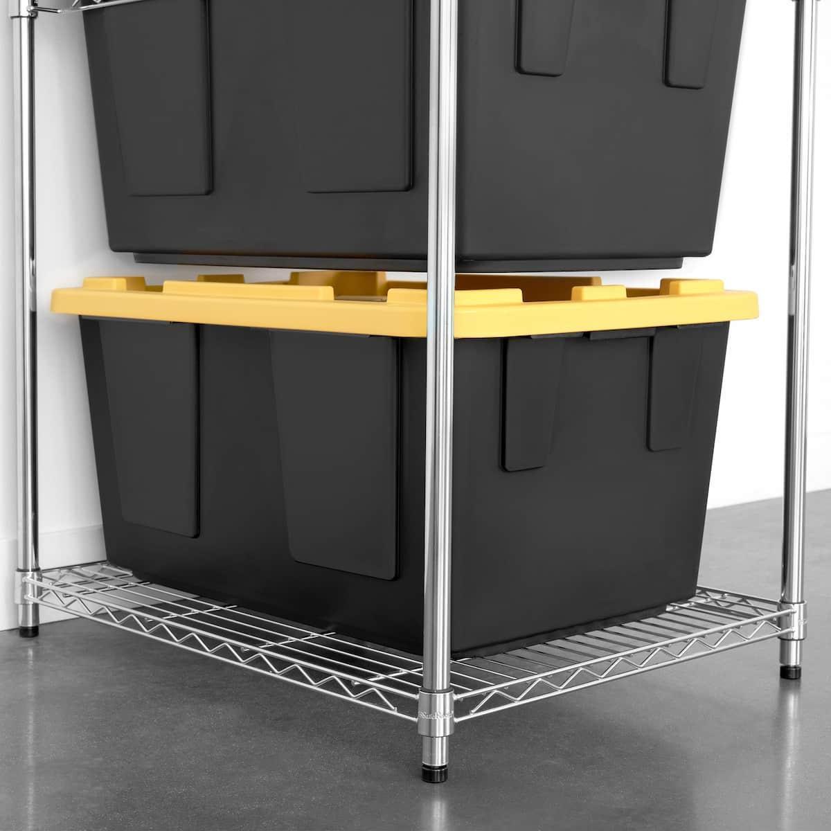 SafeRacks Tote Storage Rack for Storage Totes | No More Stacking