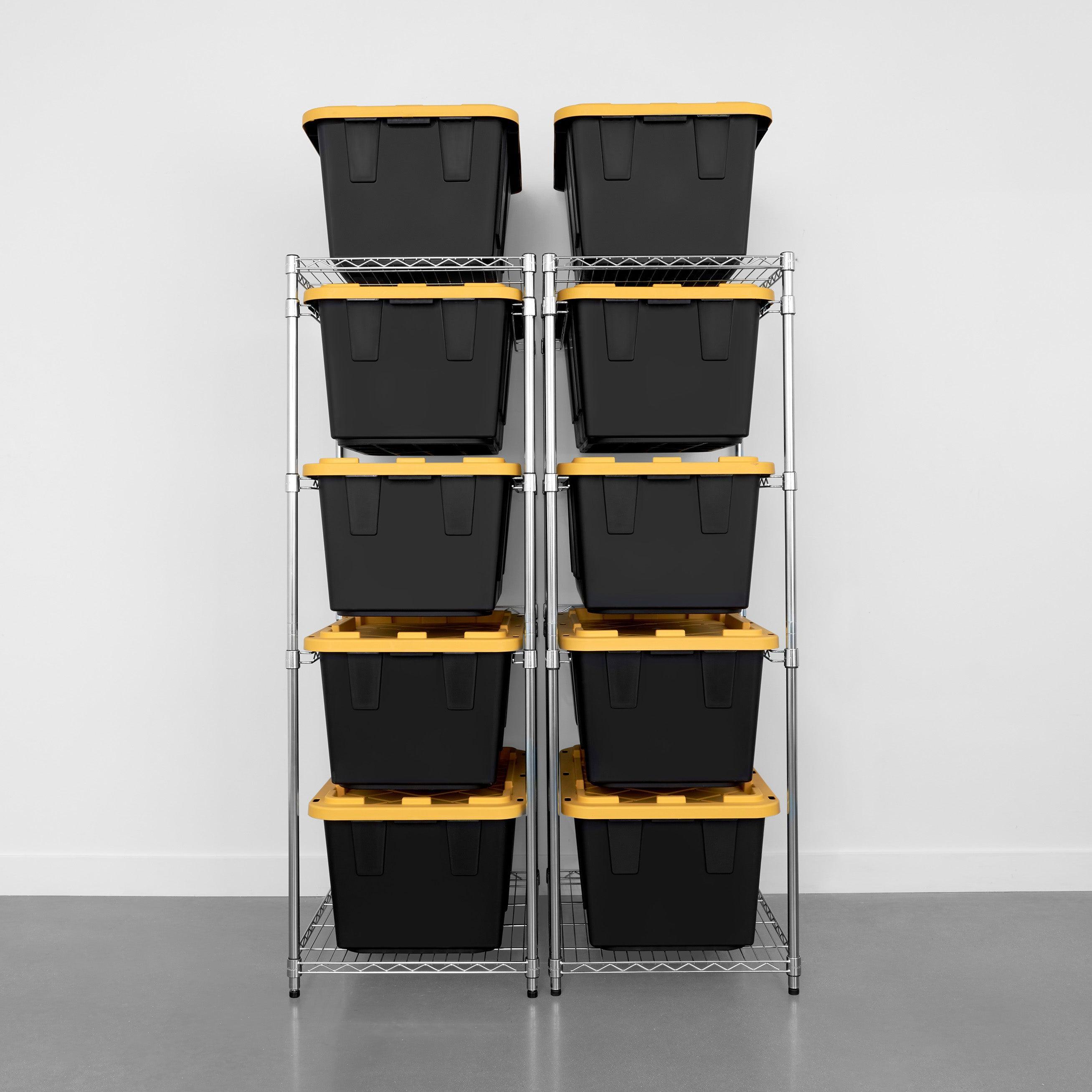 SafeRacks Storage Bin Rack for Storage Bins | No More Stacking