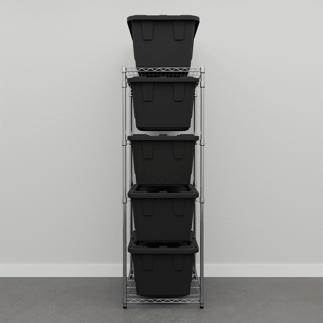 Storage Bin Rack Combo