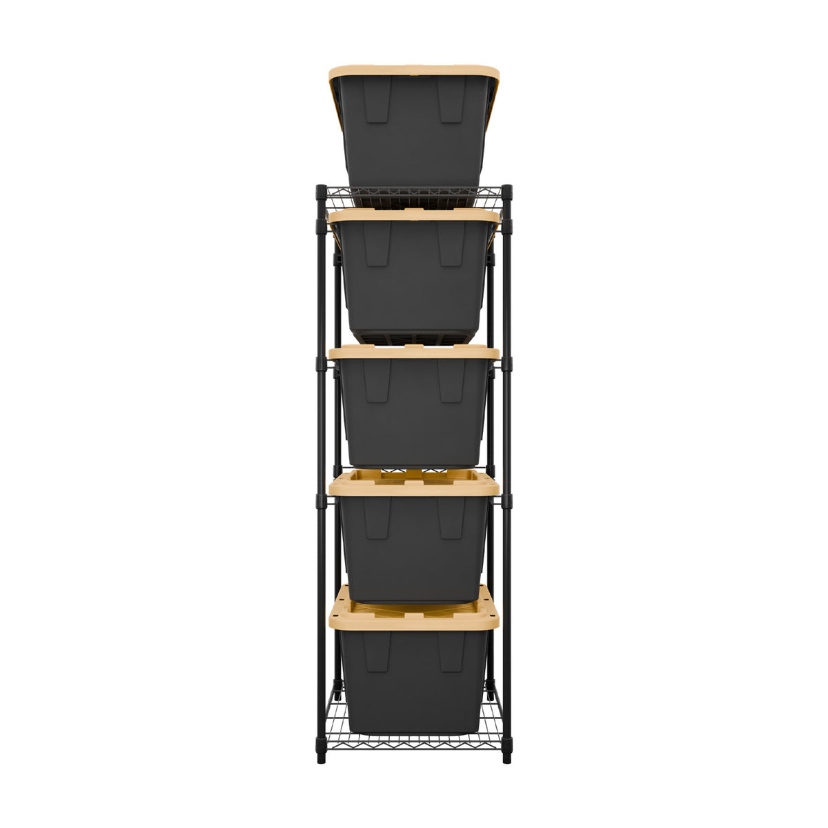 Saferacks Stackable Tote Racks SafeRacks Tote Storage Rack for Storage Totes | No More Stacking