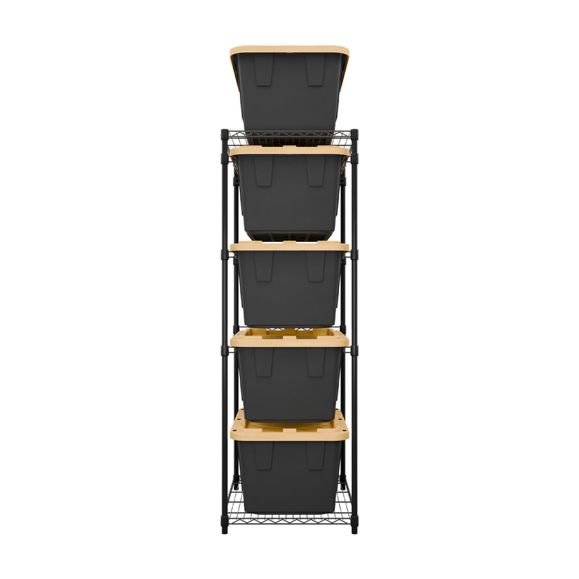 SafeRacks Tote Storage Rack for Storage Totes | No More Stacking