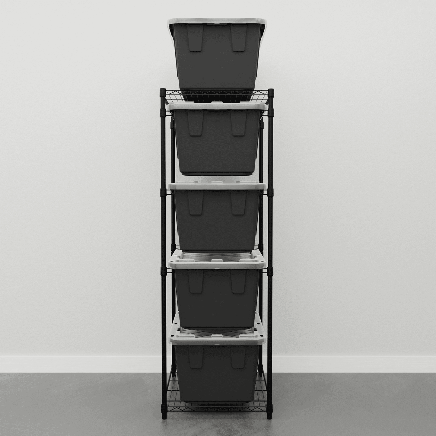 Storage Bin Rack Combo