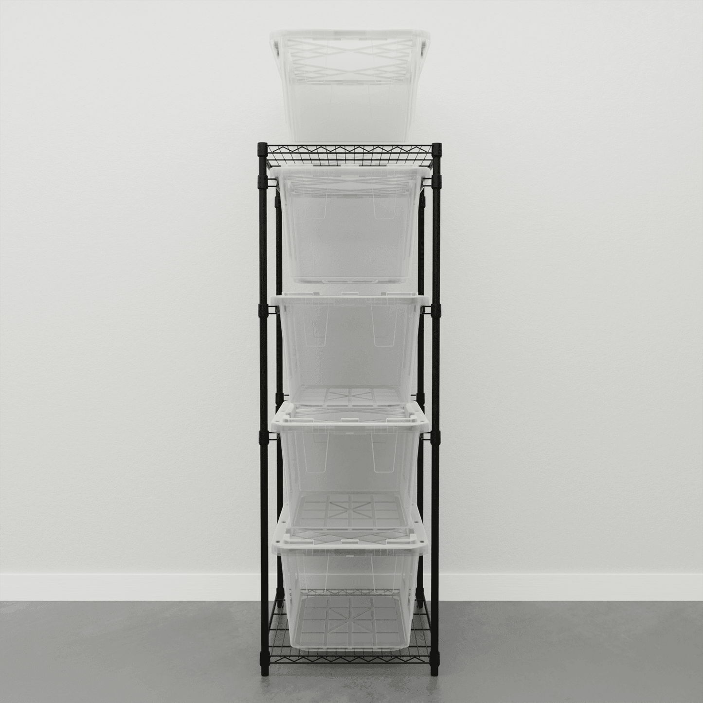 Storage Bin Rack Combo