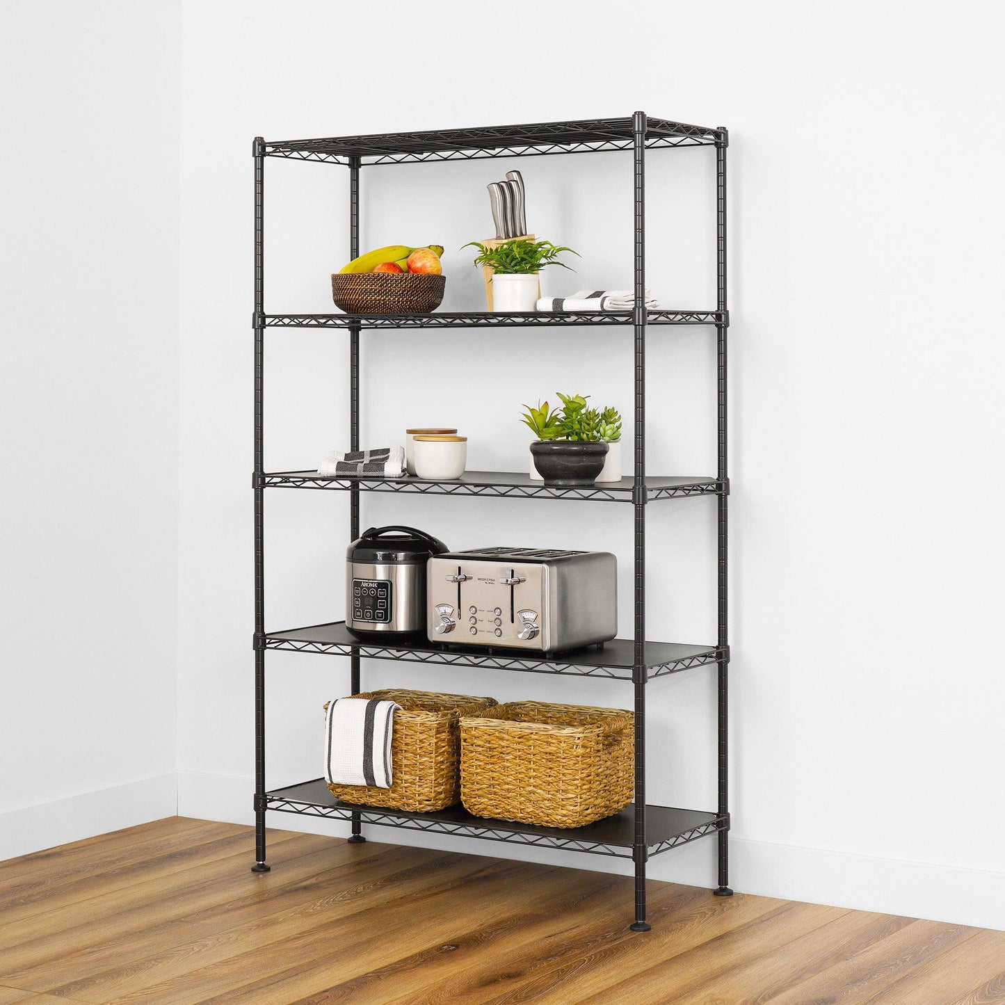 14" x 36" x 60" 5-Tier Wire Rack