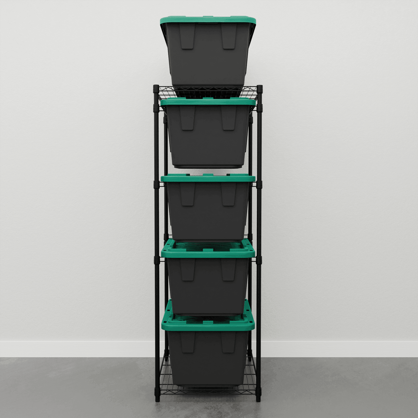 Storage Bin Rack Combo