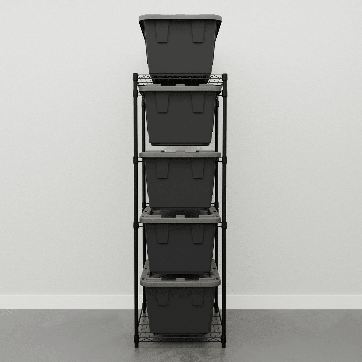 Storage Bin Rack Combo