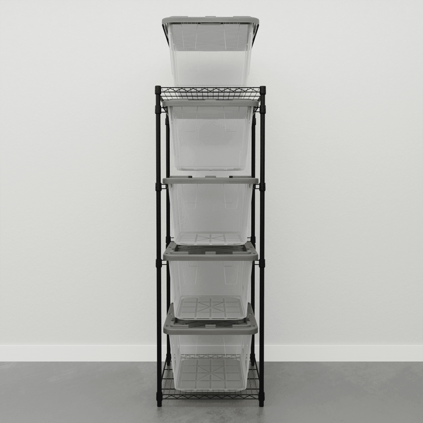 Storage Bin Rack Combo