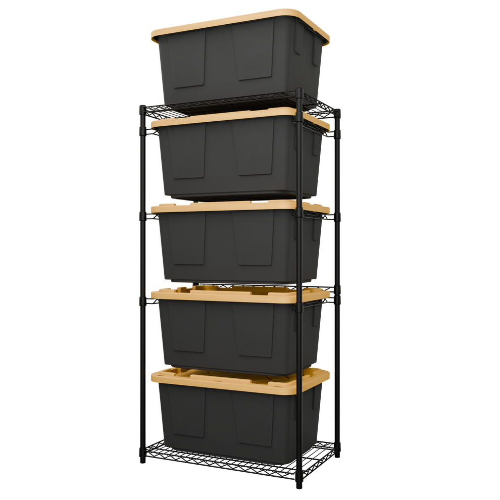 SafeRacks Storage Bin Rack for Storage Bins | No More Stacking