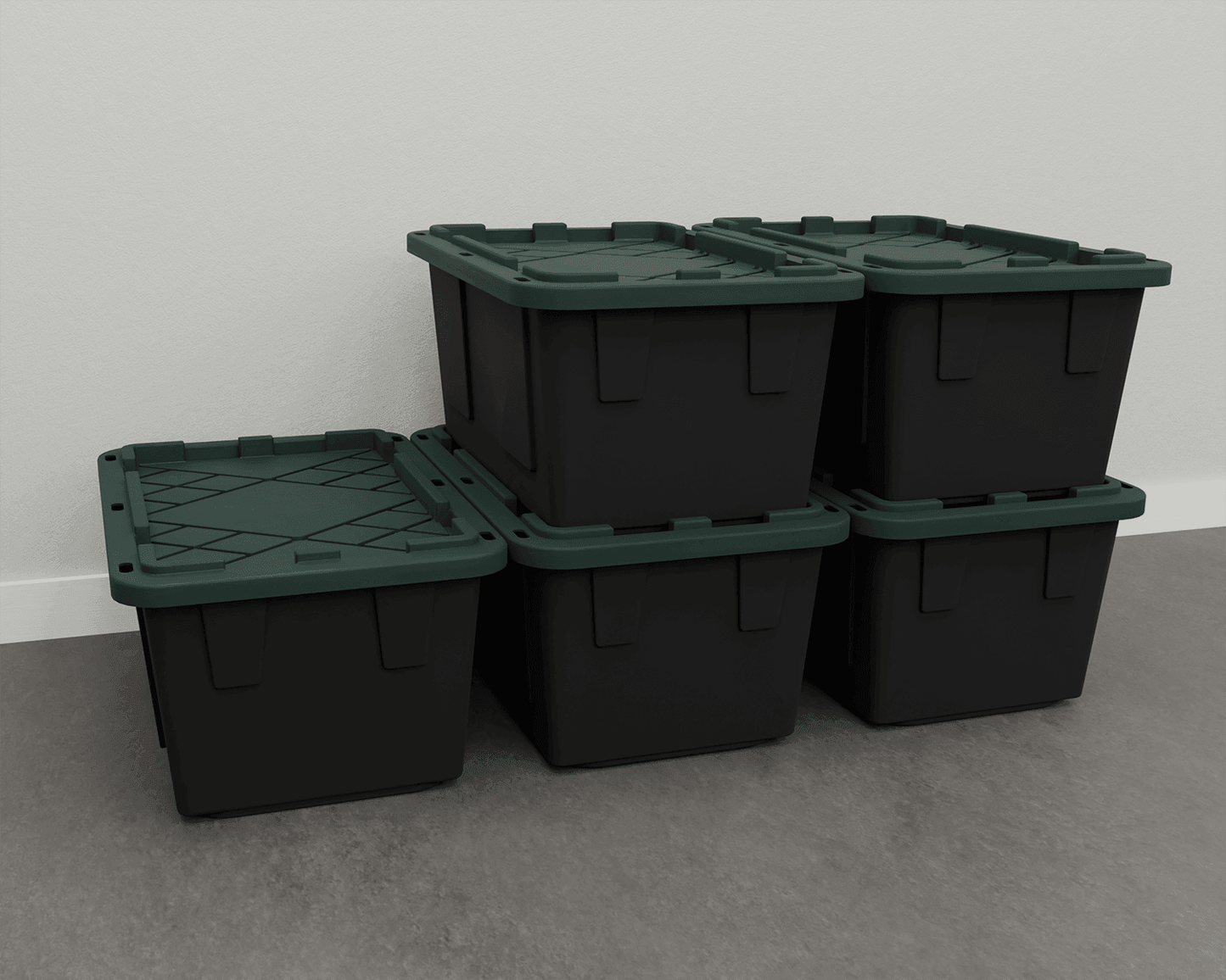 27 Gallon Storage Bins  - Set of 5