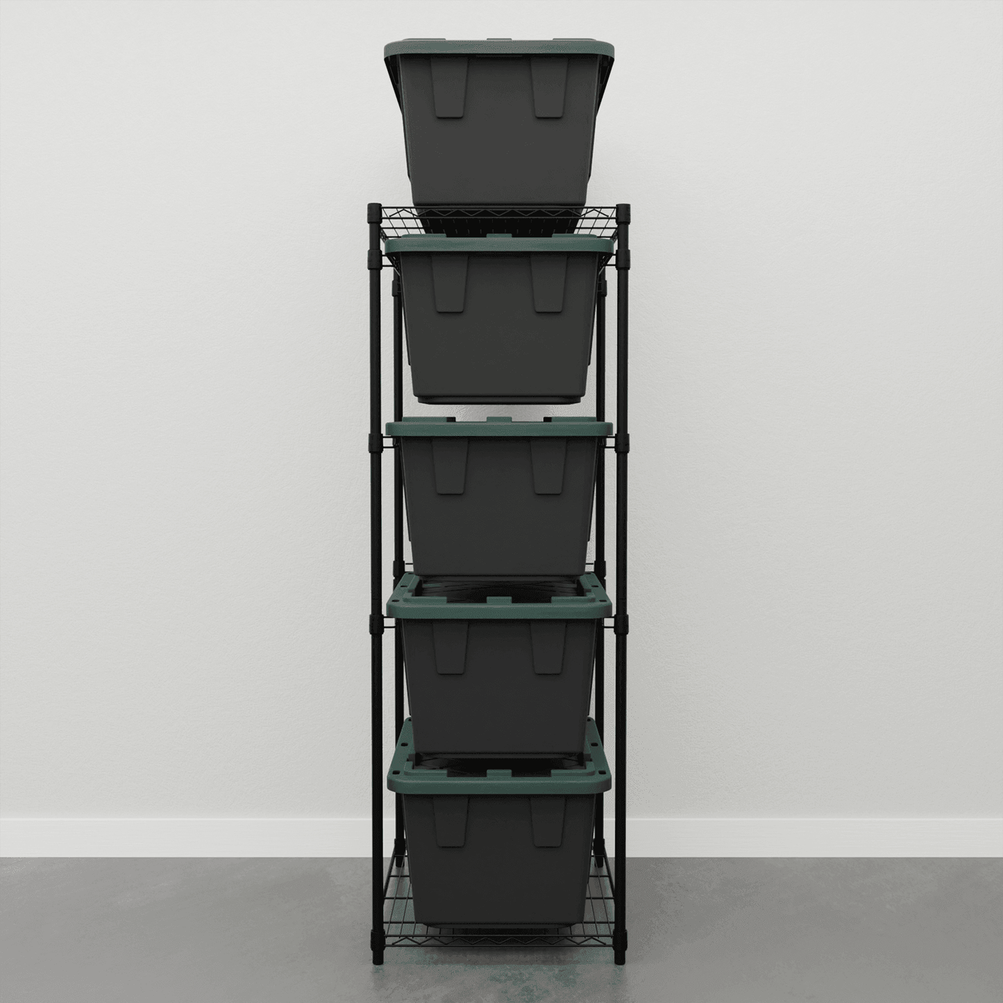 Storage Bin Rack Combo