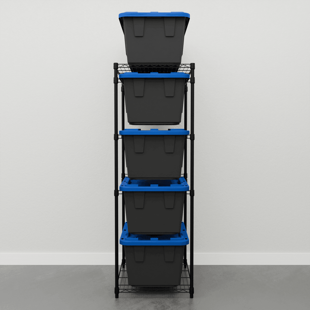 SafeRacks Tote Storage Rack for Storage Totes | No More Stacking