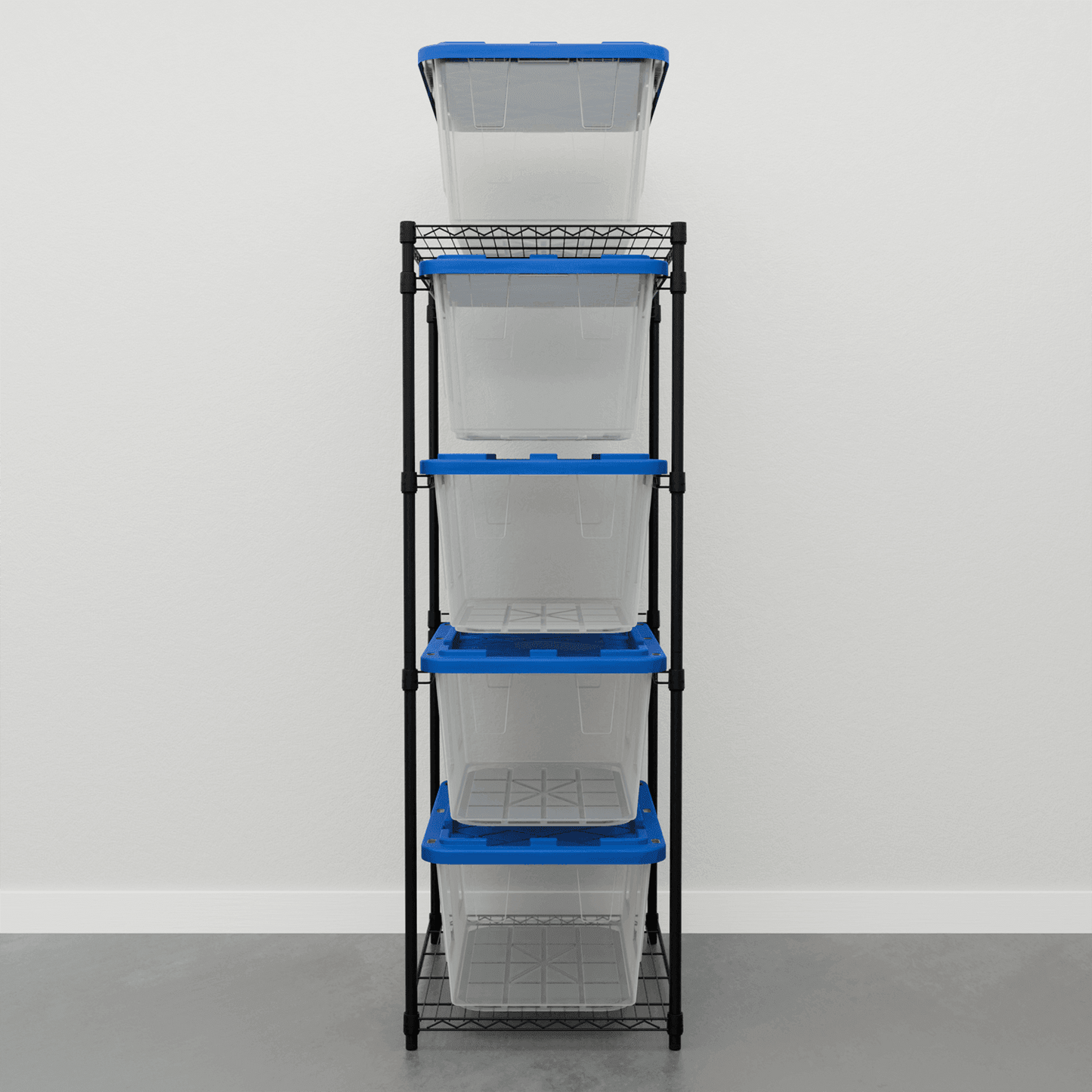 Storage Bin Rack Combo