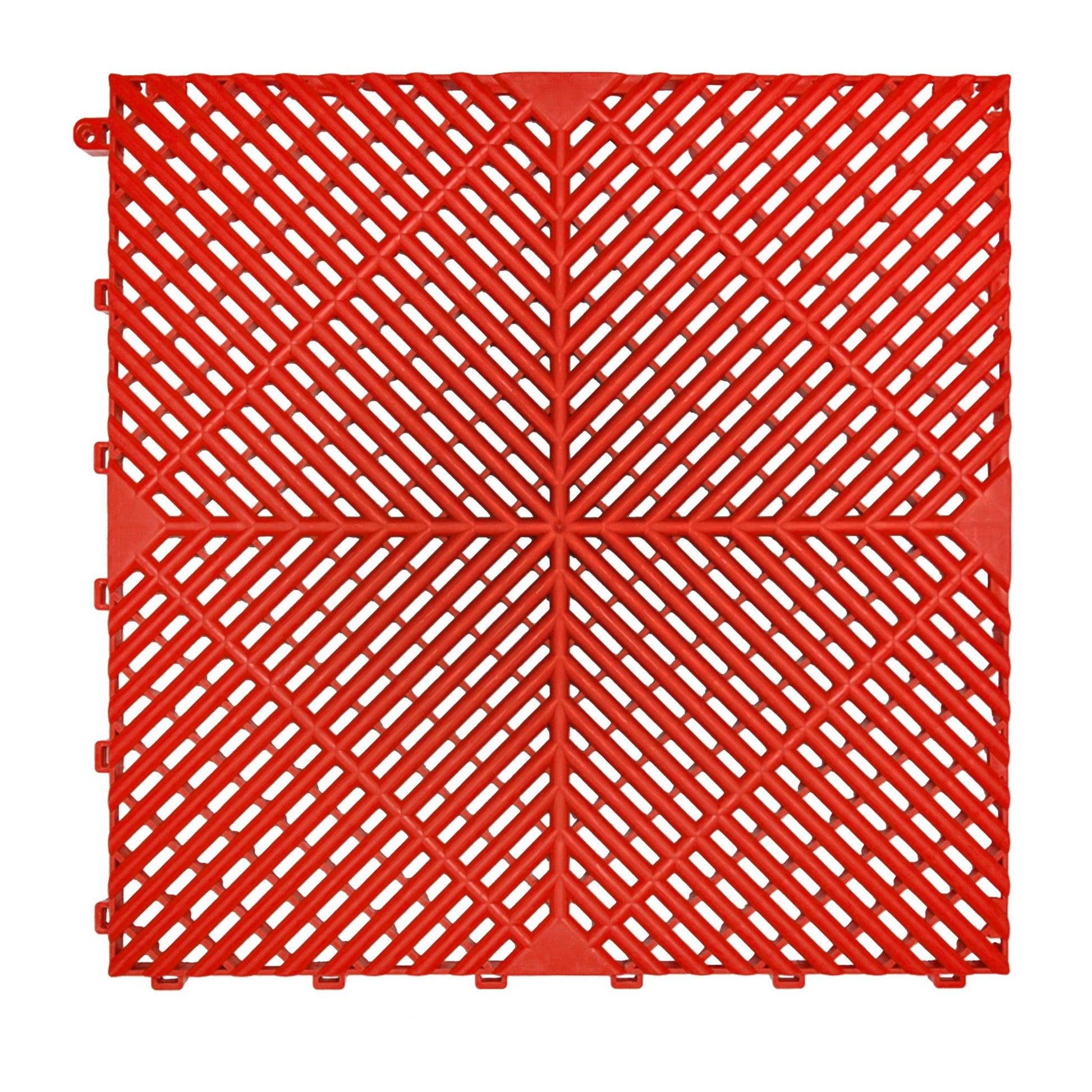 red garage floor tile