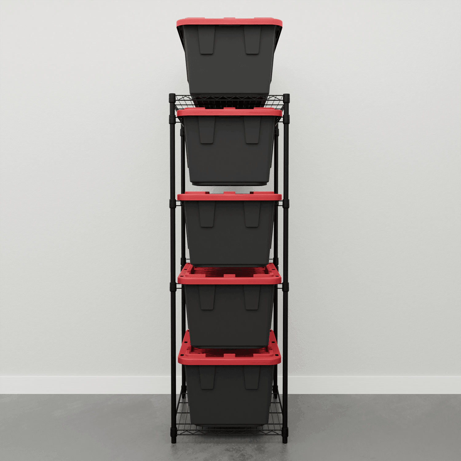 SafeRacks Tote Storage Rack for Storage Totes | No More Stacking