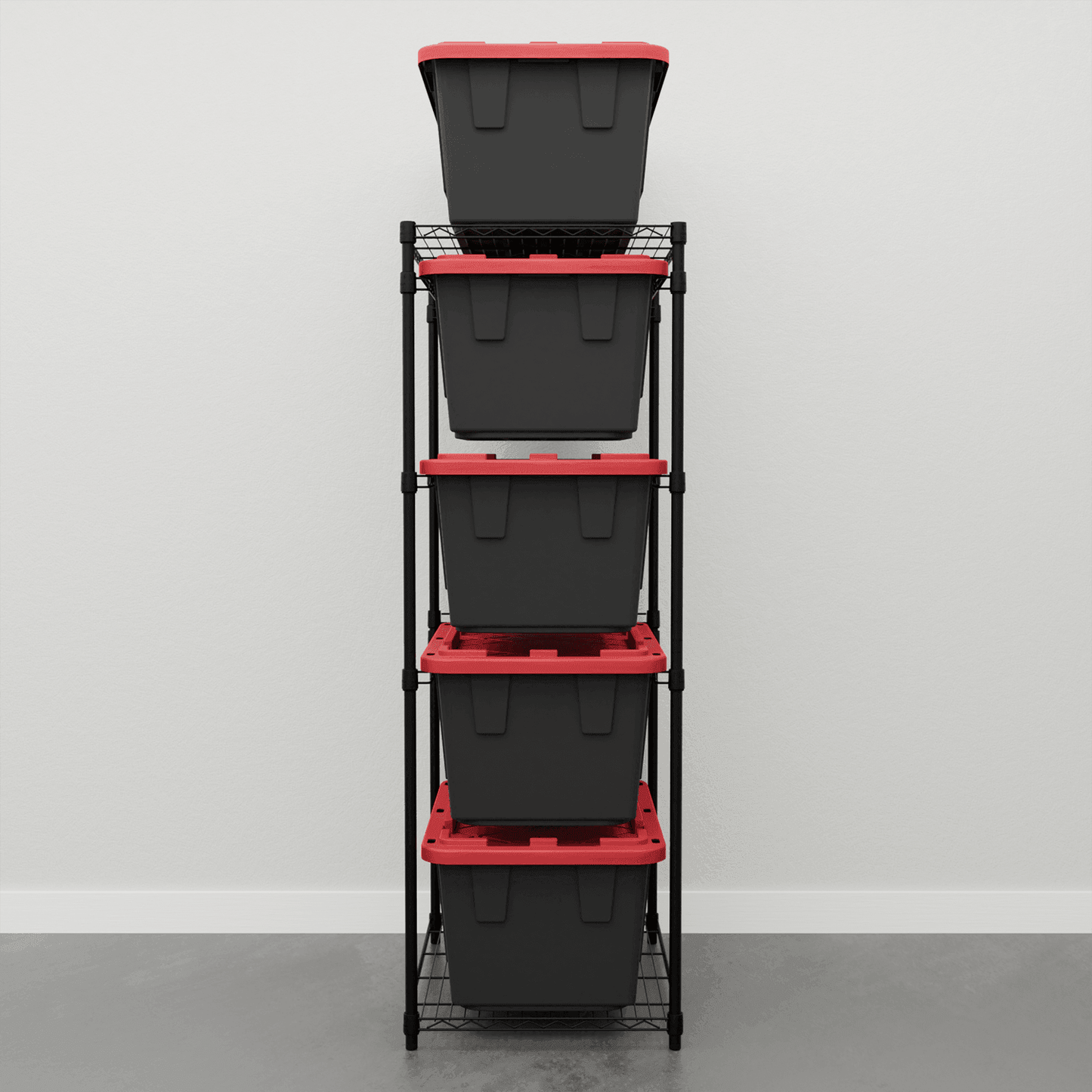 Storage Bin Rack Combo