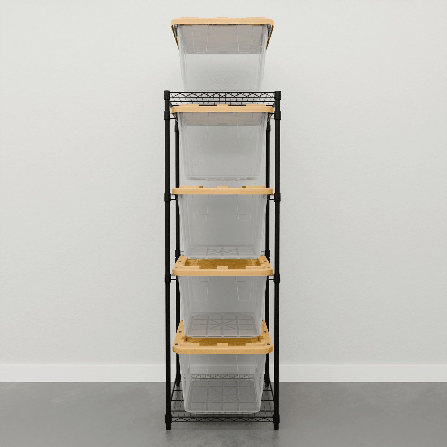 Storage Bin Rack Combo