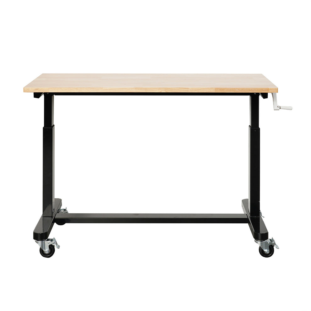 SafeRacks Height Adjustable Mobile Workbench - Crank Adjustable Editio