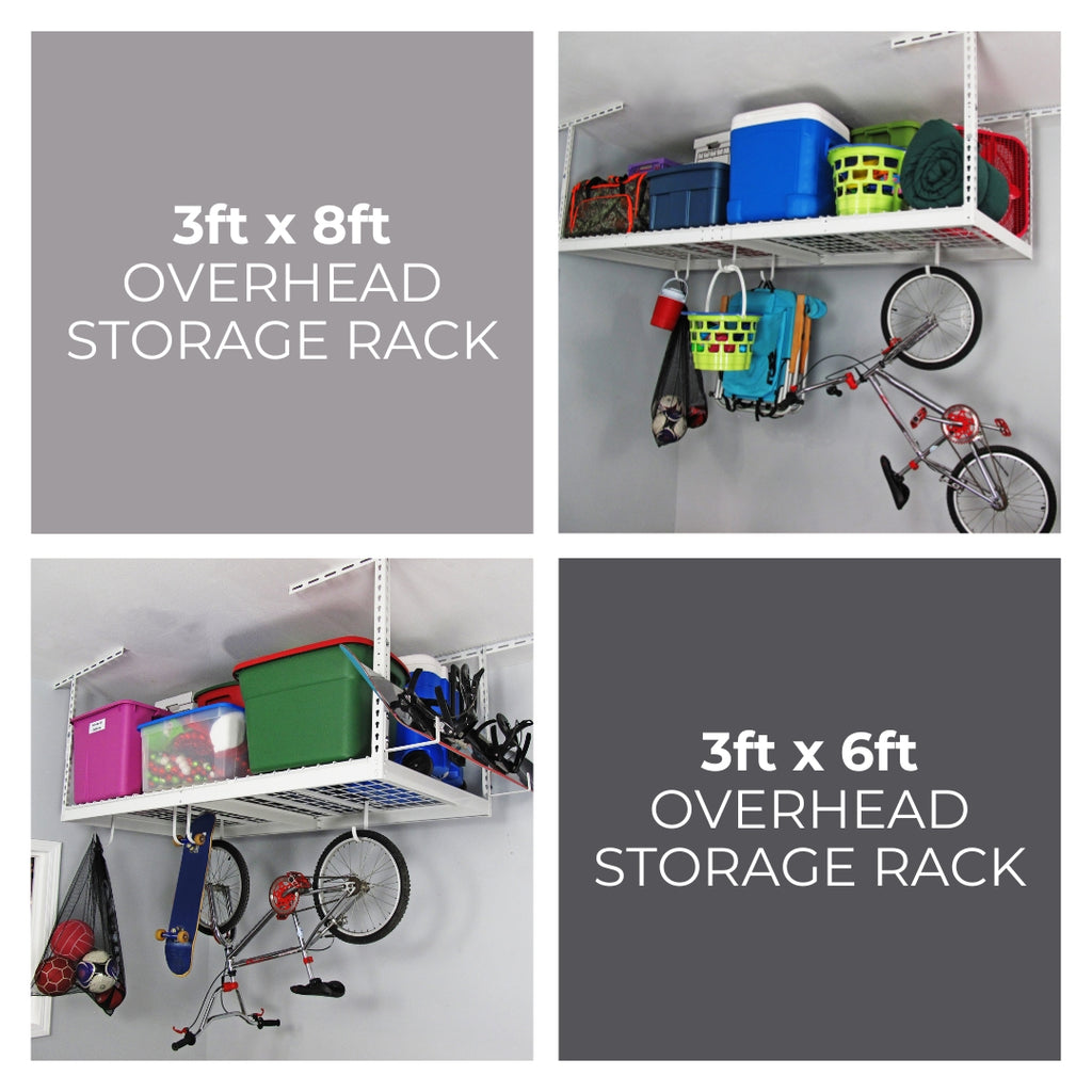 saferacks overhead garage storage racks