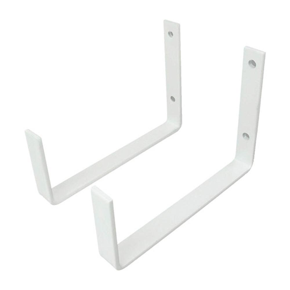two white utility hooks